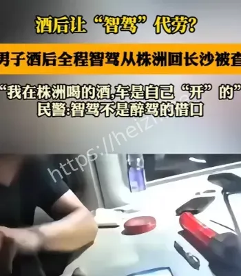 男子酒后全程智驾从株洲回长沙被查